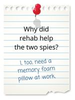 I, too, need a memory foam pillow at work.